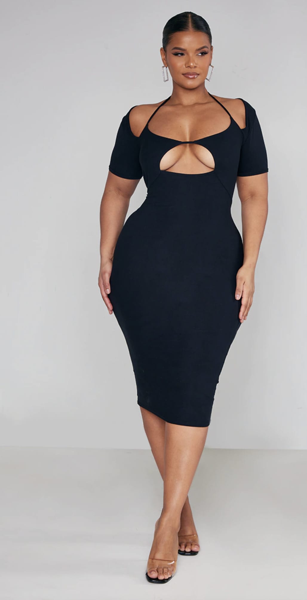 Jersey Cut Out Dress 24